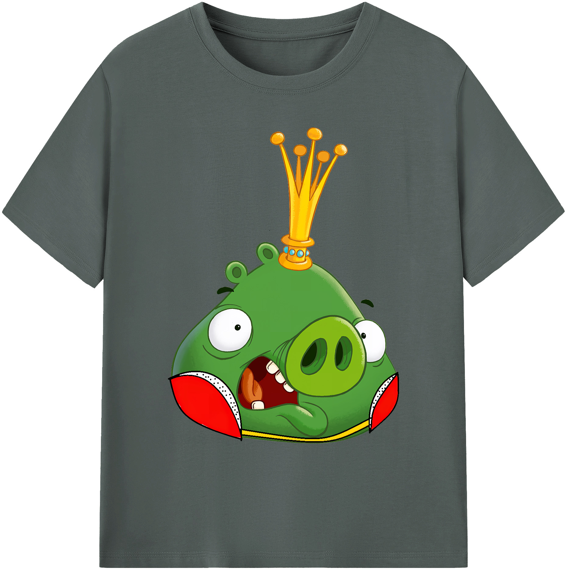 （画像用） Angry Birds アングリーバード 綿100％ メンズ半袖Tシャツ｜肌触りやわらか＆通気性